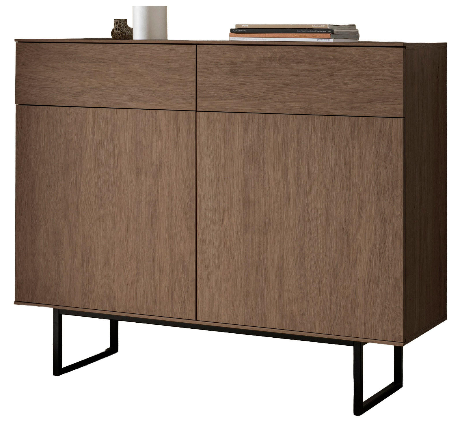 Furn.Design Kommode Nussbaum 115x98x40 cm