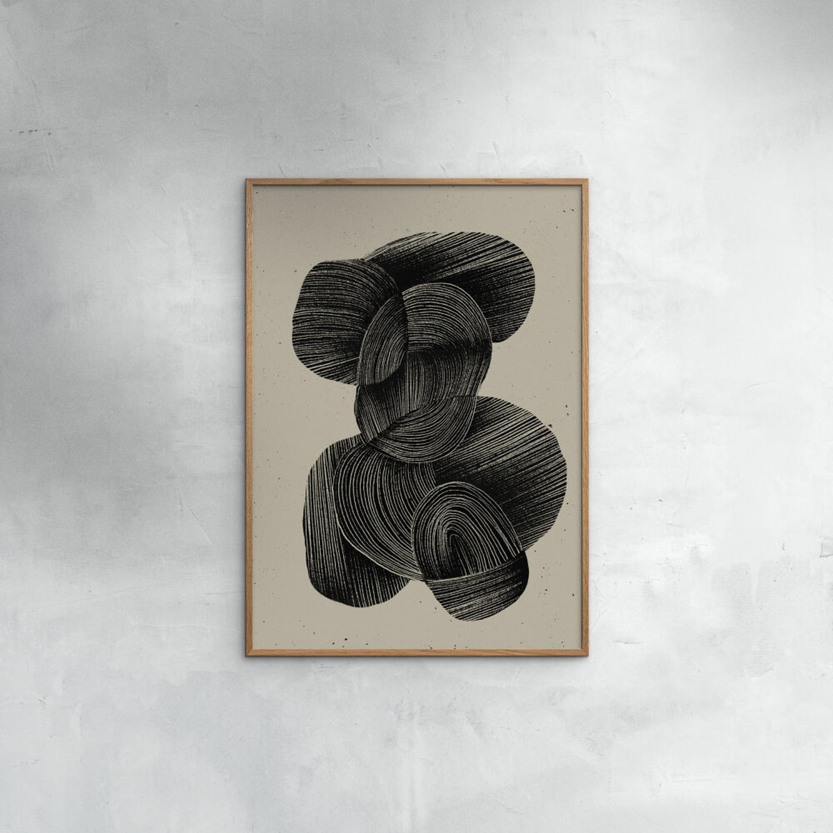 POSTER Treechild - Straw No.2 - Schwarz, Papier (50/70/0.1cm) - Poster&Frame