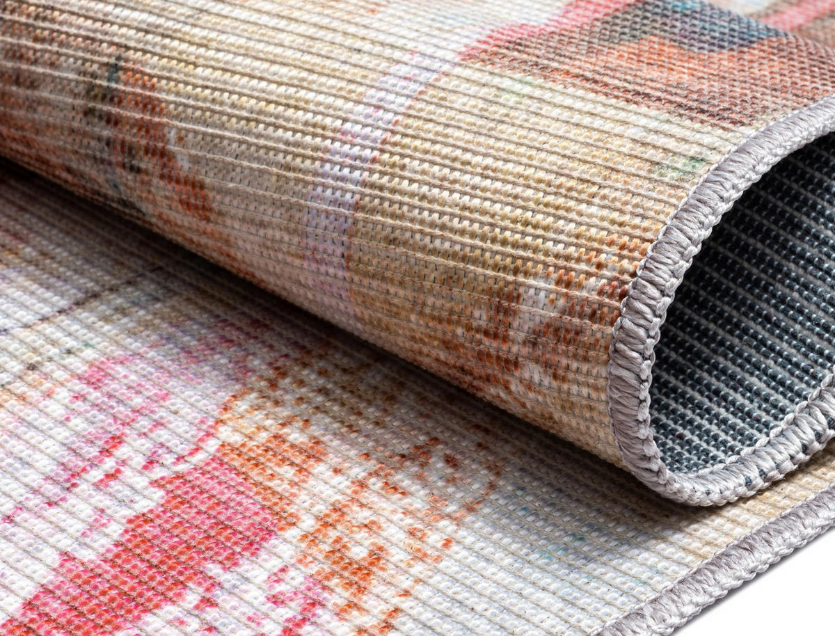 TEPPICH Narissa Petrol,Bordeaux,Rostfarben 160/230 cm - Petrol, Textil (160/230cm) - My-Rug