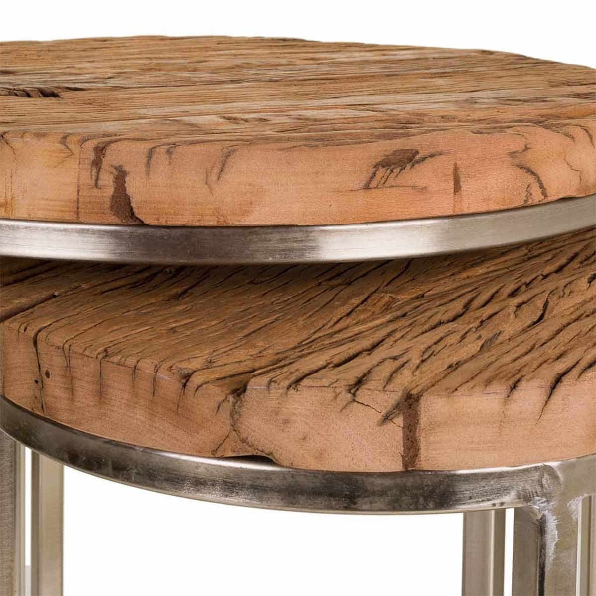 BEISTELLTISCH 2er-Set - Braun, Holz (52/52/51cm) - Wanderlust