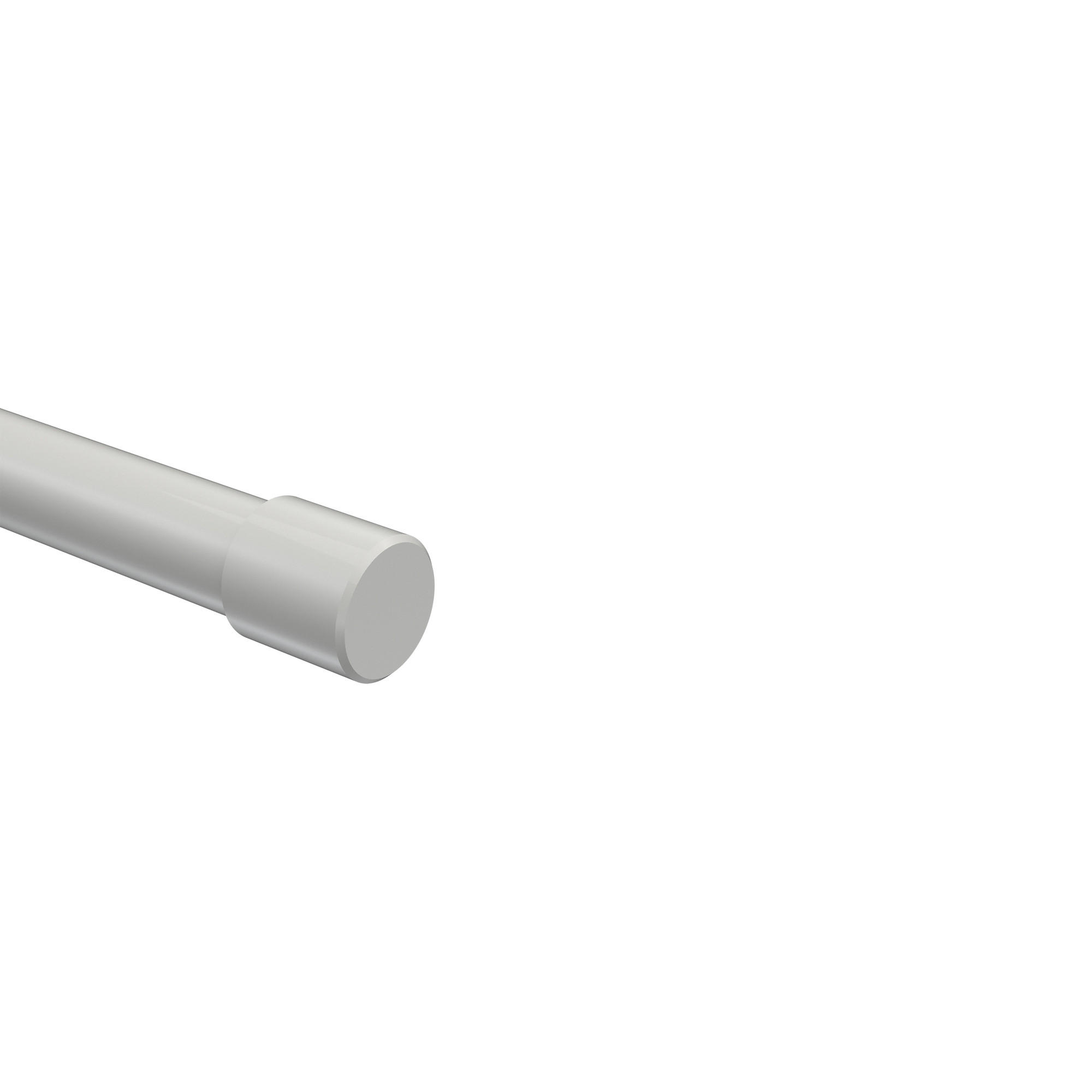 ENDSTÜCKE FÜR GARDINENSTANGEN 20 mm Ø, Santo Weiß, Packung 2 Stück - Weiß, Metall (2.5/2.5/2.5cm) - INTERDECO
