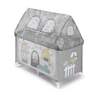 REISEBETT und Spielhaus Daily Dolci Sogni - Grau, Kunststoff/Textil (205/215cm) - Cam il Mondo del Bambino S.p.A.