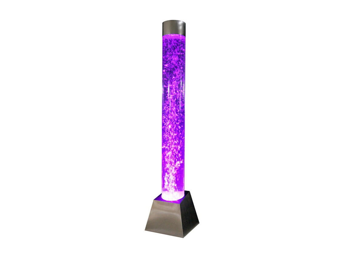 WASSERSÄULE - 10 cm x 10 cm - metall - silberfarben Woby - Silberfarben, Metall (10/130/10cm) - Vente-Unique