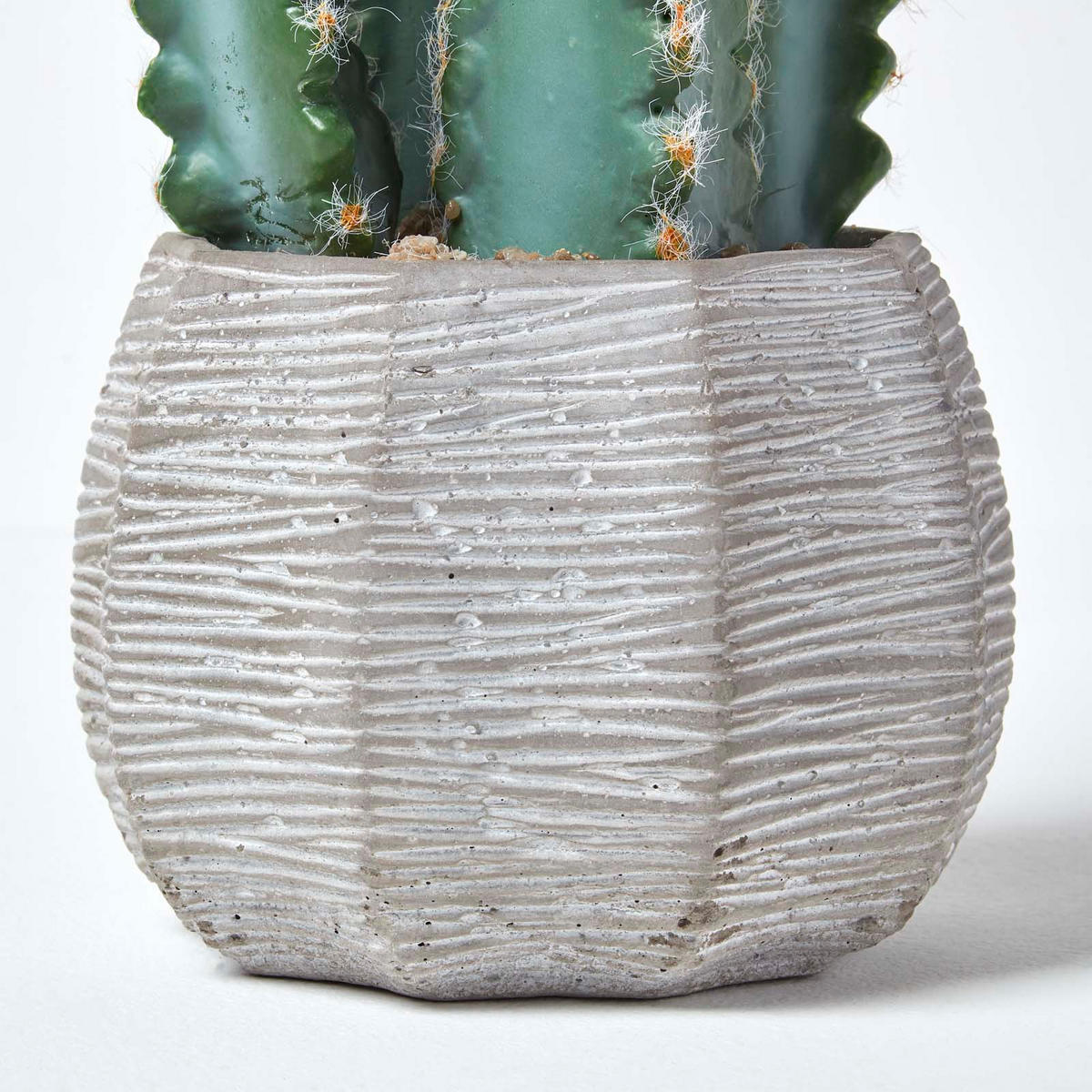 KUNSTPFLANZE Kaktus im Deko-Topf, 50 cm - Grün, Kunststoff (50cm) - Homescapes