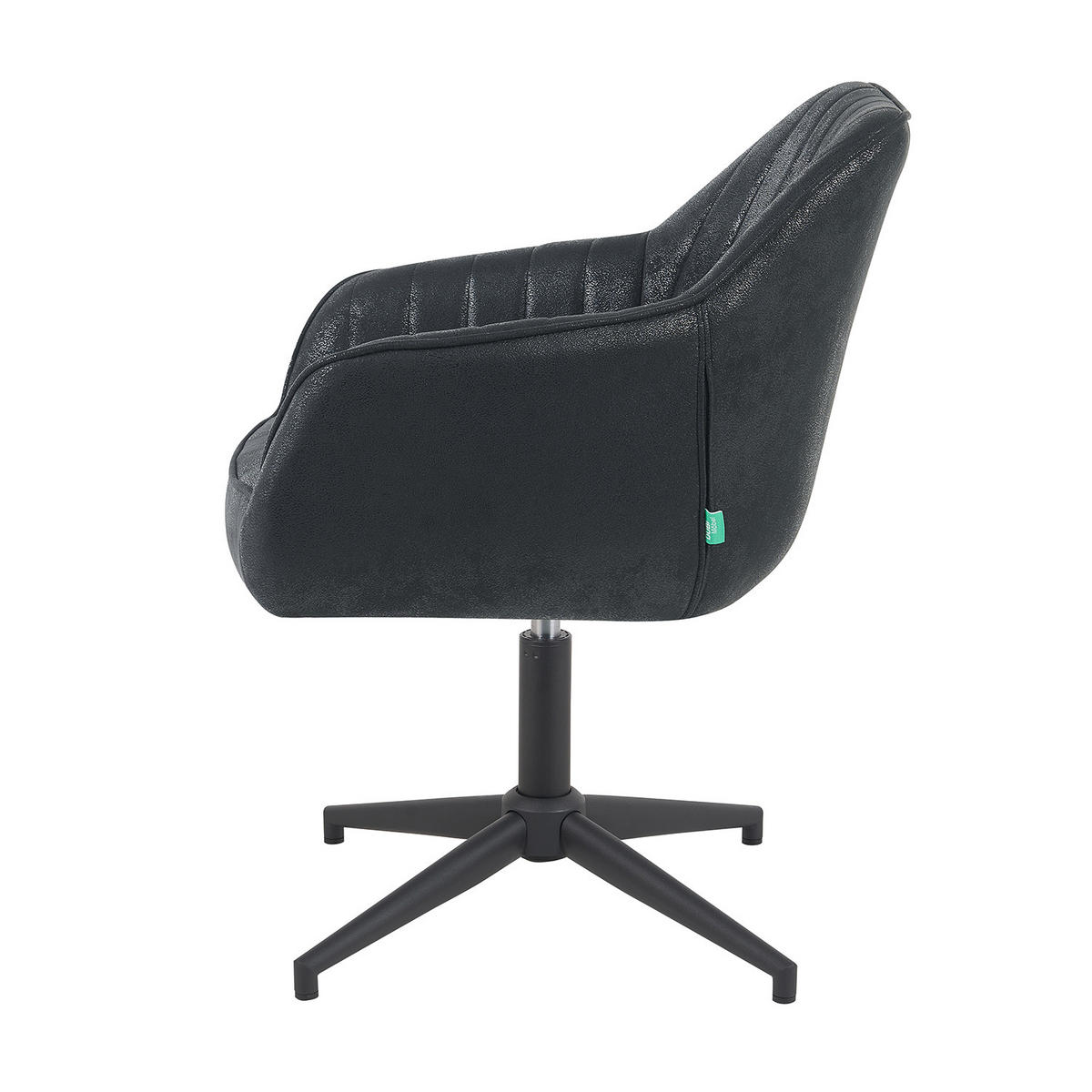 BÜROSTUHL Mika-Caro - Schwarz, Textil/Metall (60/79/61cm) - DUBI Möbel