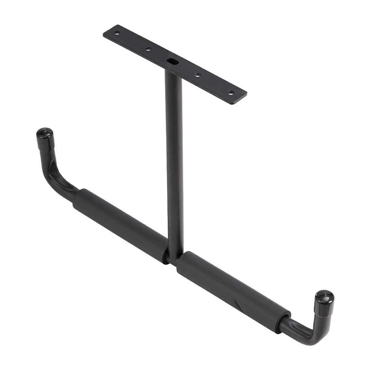 DECKENHAKEN 2 Stück T-förmige in Schwarz Vielseitig einsetzbar Belastbarkeit 43,5 x 29 cm - Schwarz, Metall (29/1/43.5cm) - Livingandhome
