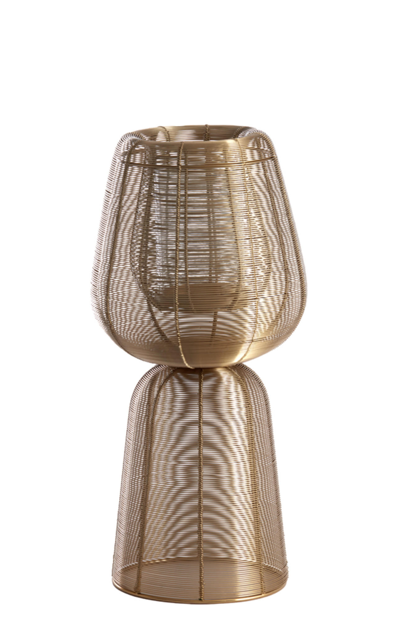 WINDLICHT Fellini Gold Ø25/52,5 cm - Goldfarben, Metall (25/52.5/25cm) - Light & Living