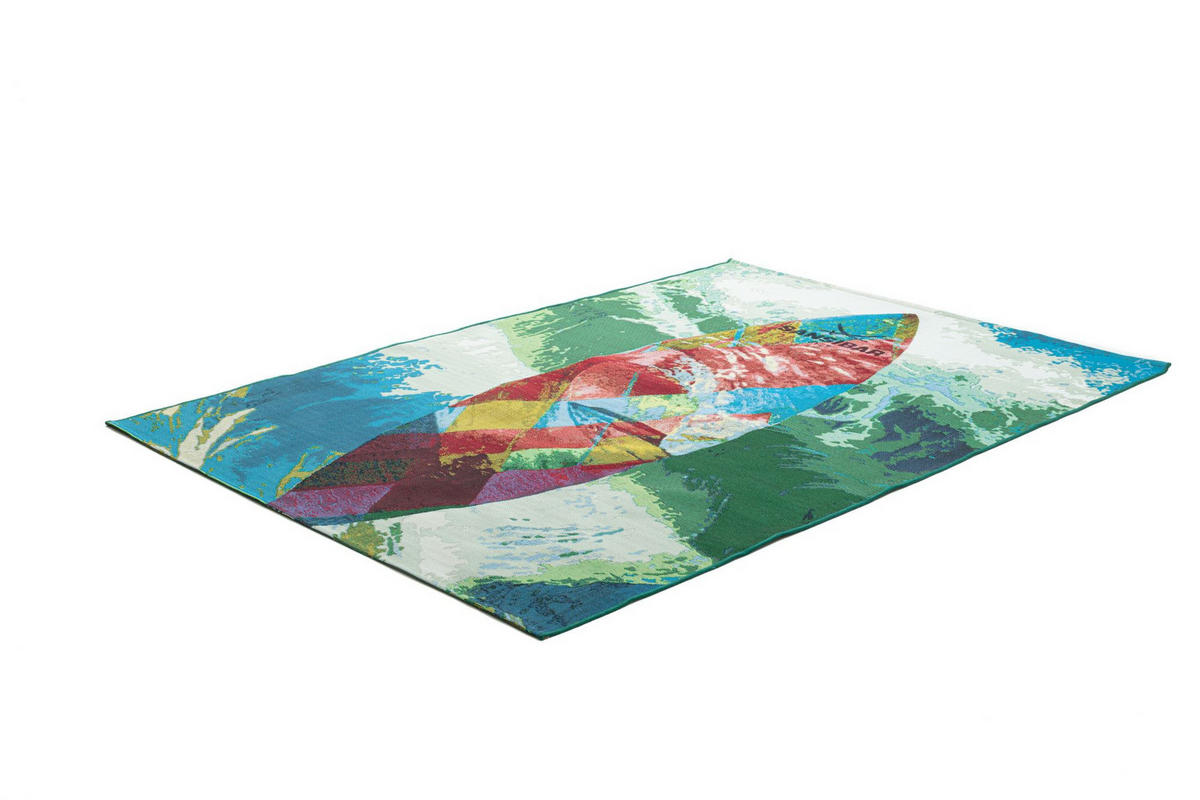 OUTDOORTEPPICH Rantum Beach 100x200 cm - Multicolor, Textil (100/200cm) - Sansibar SYLT