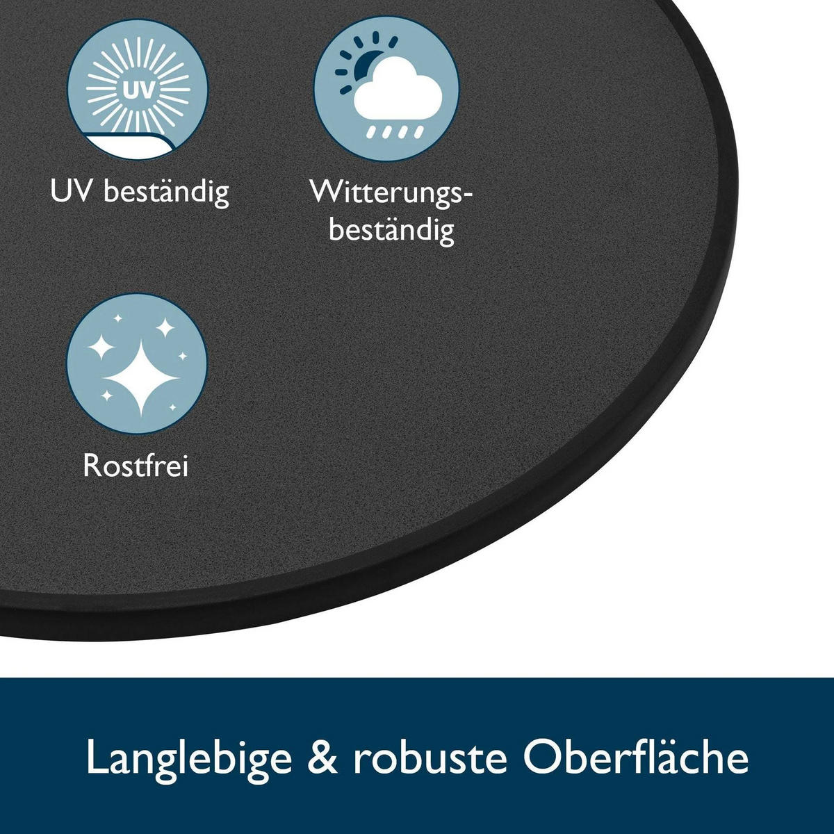 STEHTISCH Bellini Ø 60cm Schwarz mit Premium Stehtischhusse Ø 60cm Bordeaux - Bordeaux/Weinrot, Textil/Metall (60/60/110cm) - Beautissu 