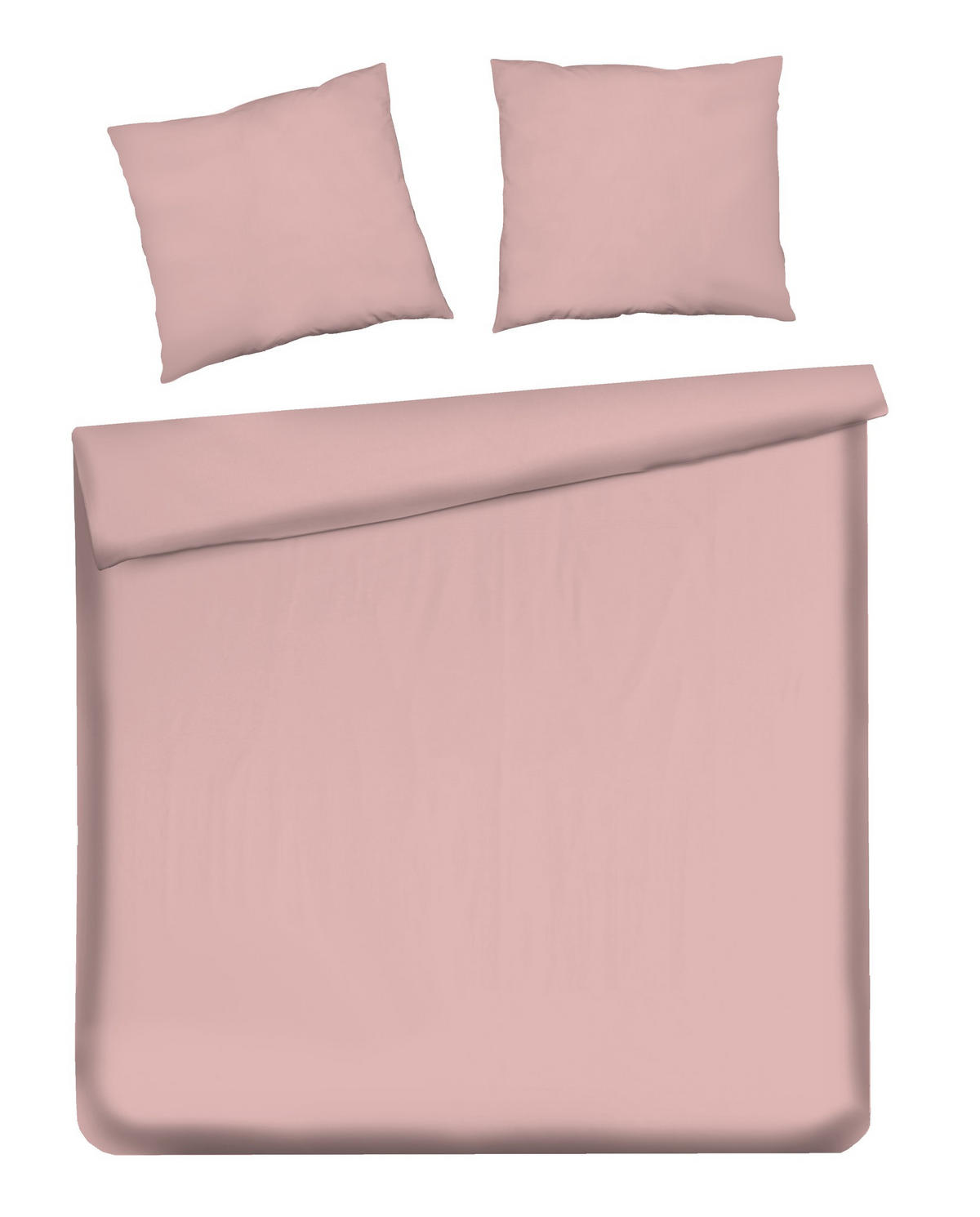 BETTWÄSCHE Satinette - Rosa, Textil (200/220cm) - home&you