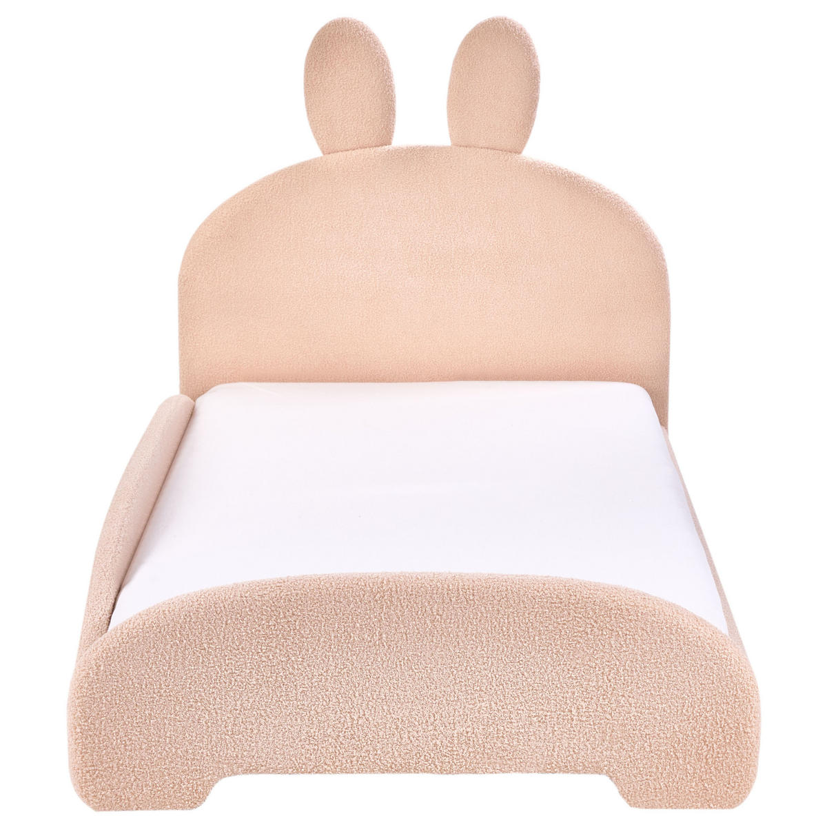 KINDERBETT 90/200 cm Beige Perros - Beige, Textil (90/200cm) - Beliani