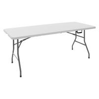 CAMPINGTISCH - Weiß, Kunststoff (180/74/74cm) - ML-DESIGN
