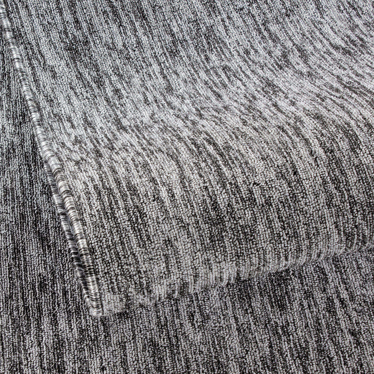 TEPPICH Kurzflor Unifarben Polypropylen saugroboter Wohnzimmer Grau Rechteckig 200x290 - Grau, Textil (200/290cm) - KADIMA DESIGN