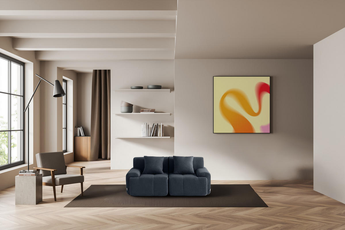 2-SITZER-SOFA Chenille Blaugrau - Blaugrau, Textil (180/73/95cm) - MILYsofa