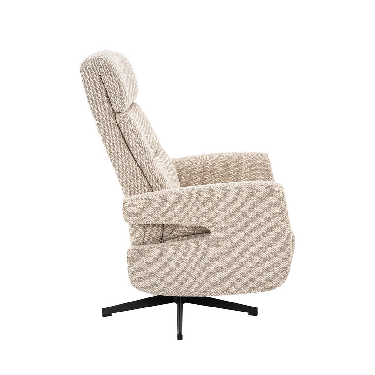 SESSEL Copenhagen - Beige - 90/110/95 cm - Beige, Textil (90/95/110cm) - LABEL51