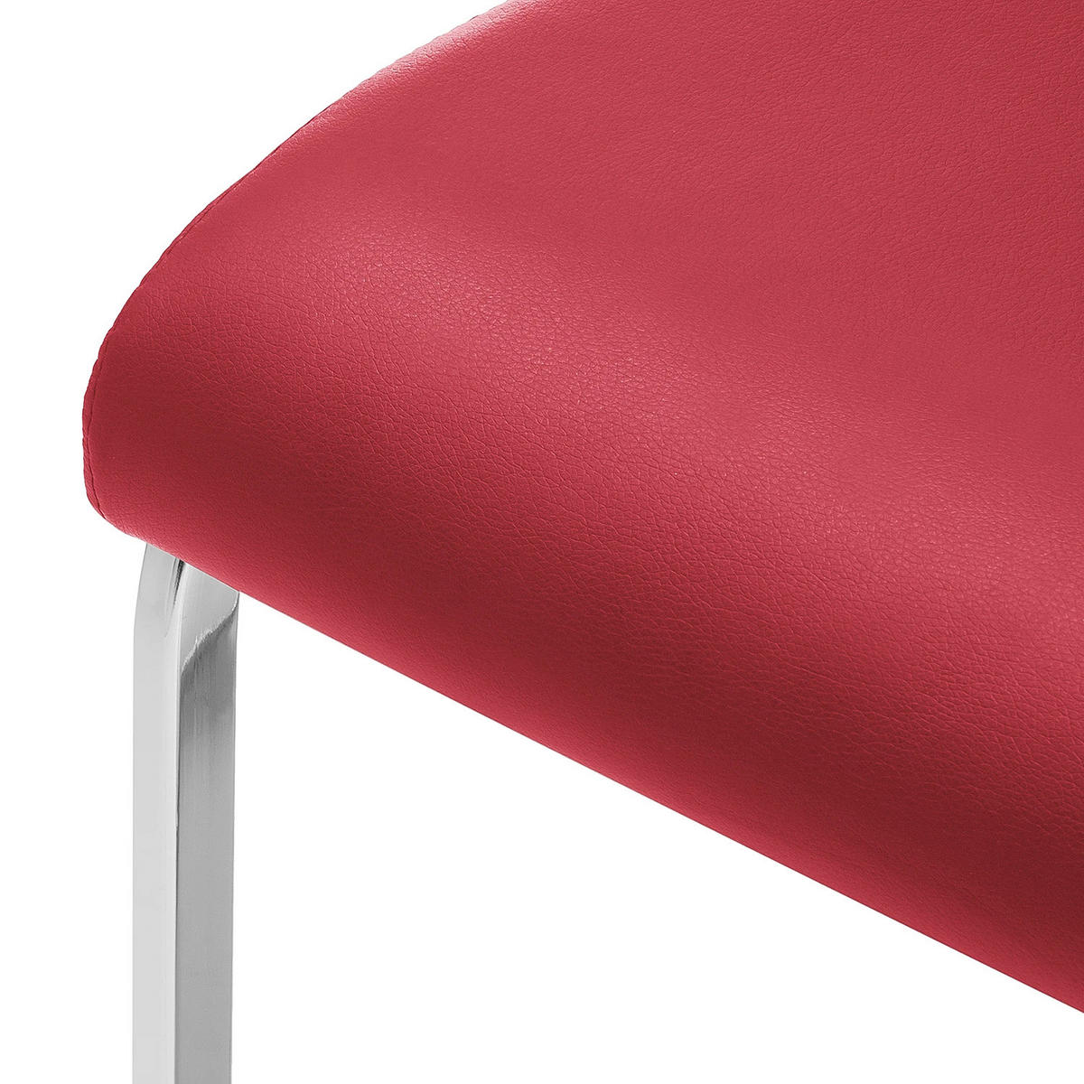 FREISCHWINGER - Metall / Textil - Bordeaux, Kunststoff/Metall (44/97/61cm) - home24