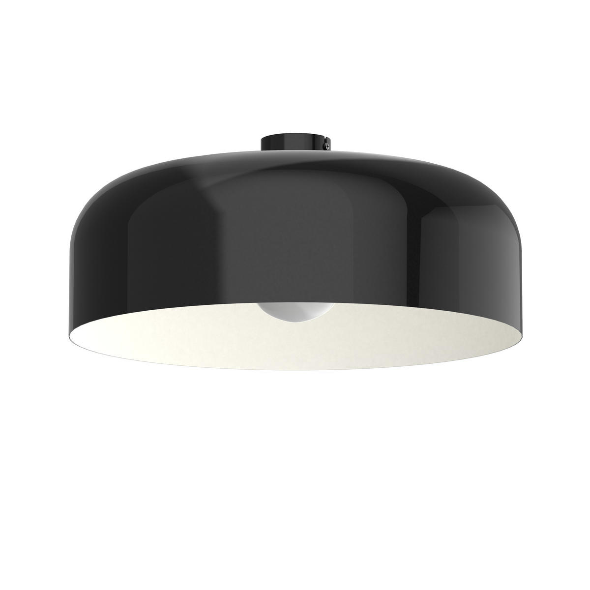 DECKENLEUCHTE - Schwarz, Metall (50/50/14cm) - Lumicom