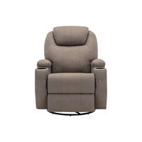MASSAGESESSEL - 1 Person - Stoff - Taupe - - Taupe, Textil (82/105/95cm) - Vente-Unique