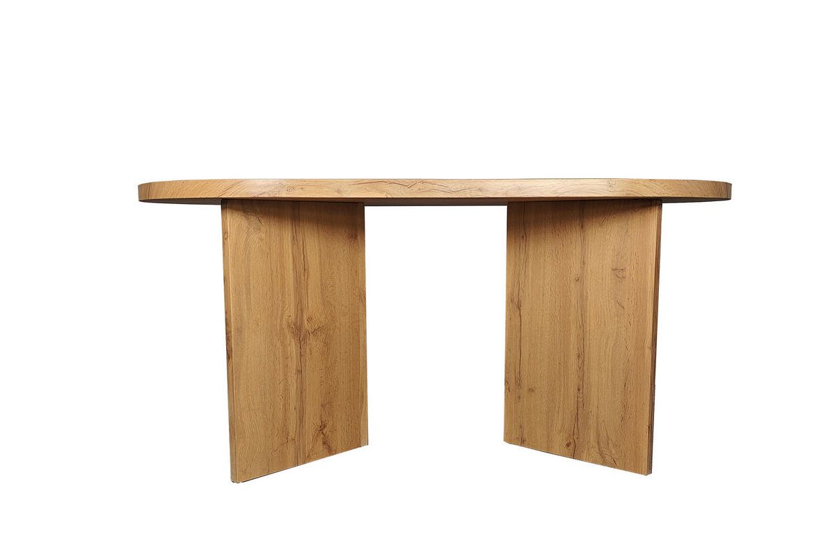 ESSTISCH OVI - Eichefarben/Beige, Holz (90/160/75cm) - SAM