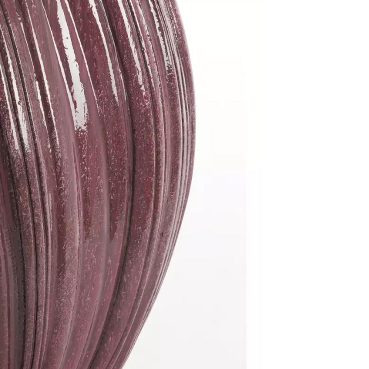 BODENVASE YATUNG Ø52x81 cm, Stein, Aubergine - Aubergine, Stein (81cm) - Light & Living