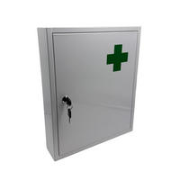 LÉKÁRNA - bílá, kov (35.5/43/8cm) - Relaxdays