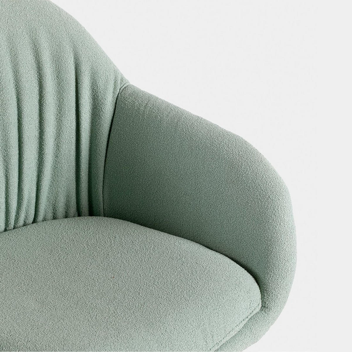 SCHREIBTISCHSTUHL Tasia Grün 60 cm x 75-82 cm - Grün, Metall (60/75/60cm) - Klast Home