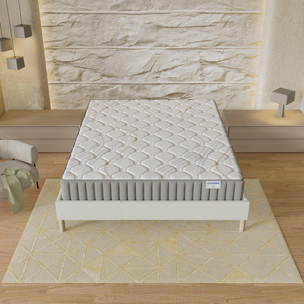 Thumbnail - November Sleep Latexmatratze, Weiß, Naturmaterialien, H4, Füllung: Komfortschaum, 70x190 cm, Oeko-Tex®, antibakteriell, ...