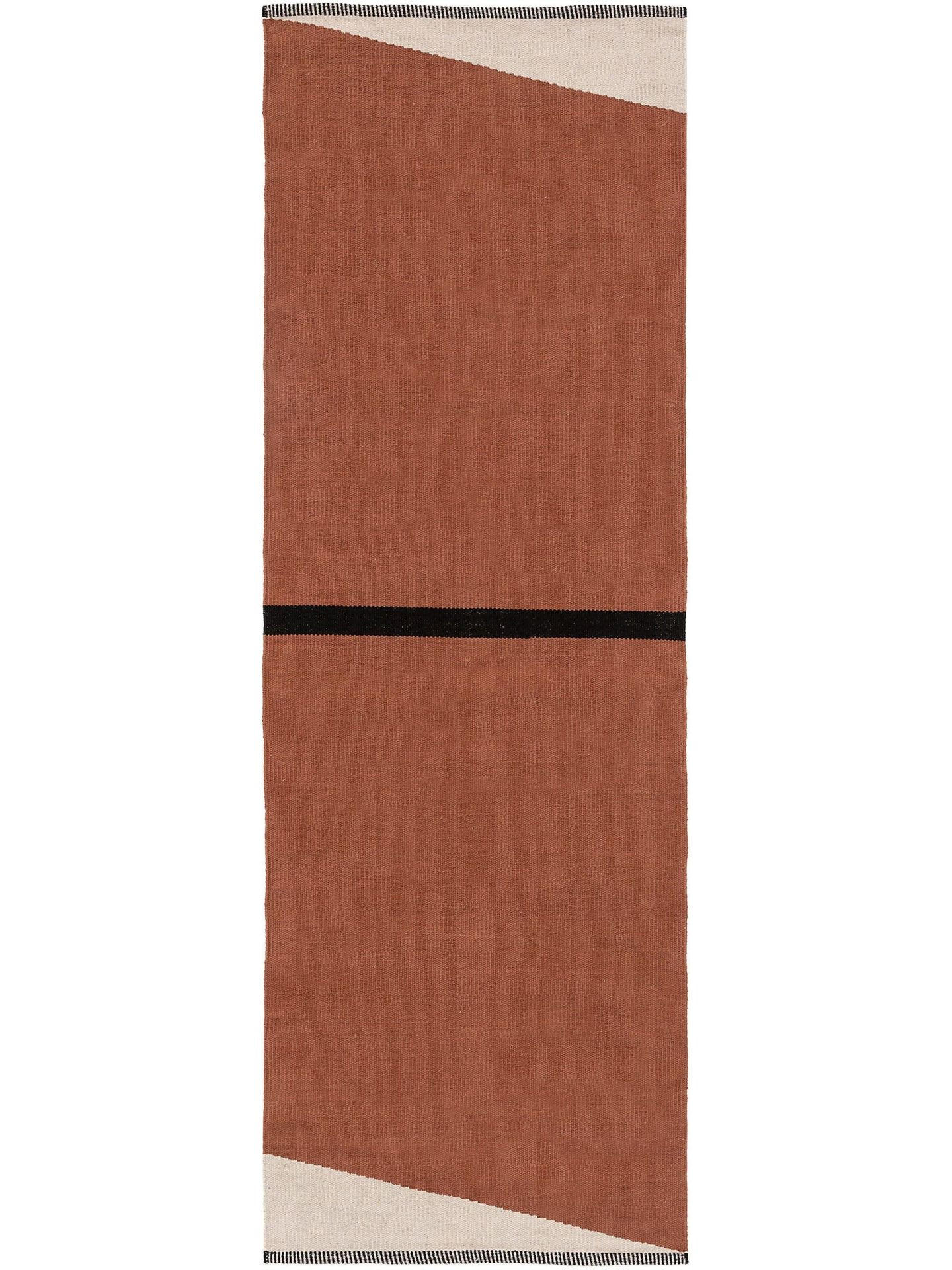KUNSTLOFT BAVLNĚNÝ koberec Lenny Terakota 70x200 cm
