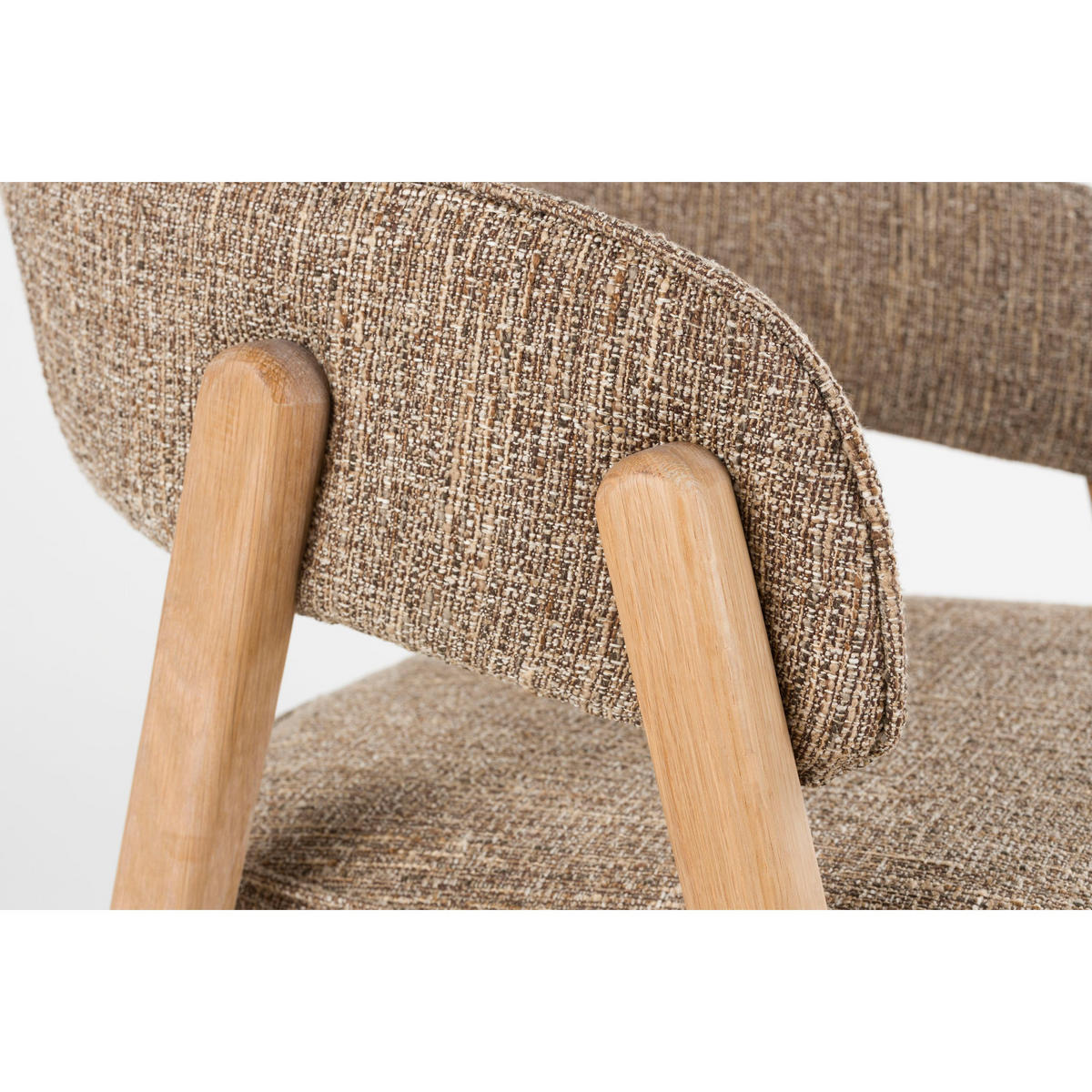 ESSZIMMERSTUHL Bright Braun - Braun, Kunststoff (57/76/59.5cm) - Zuiver