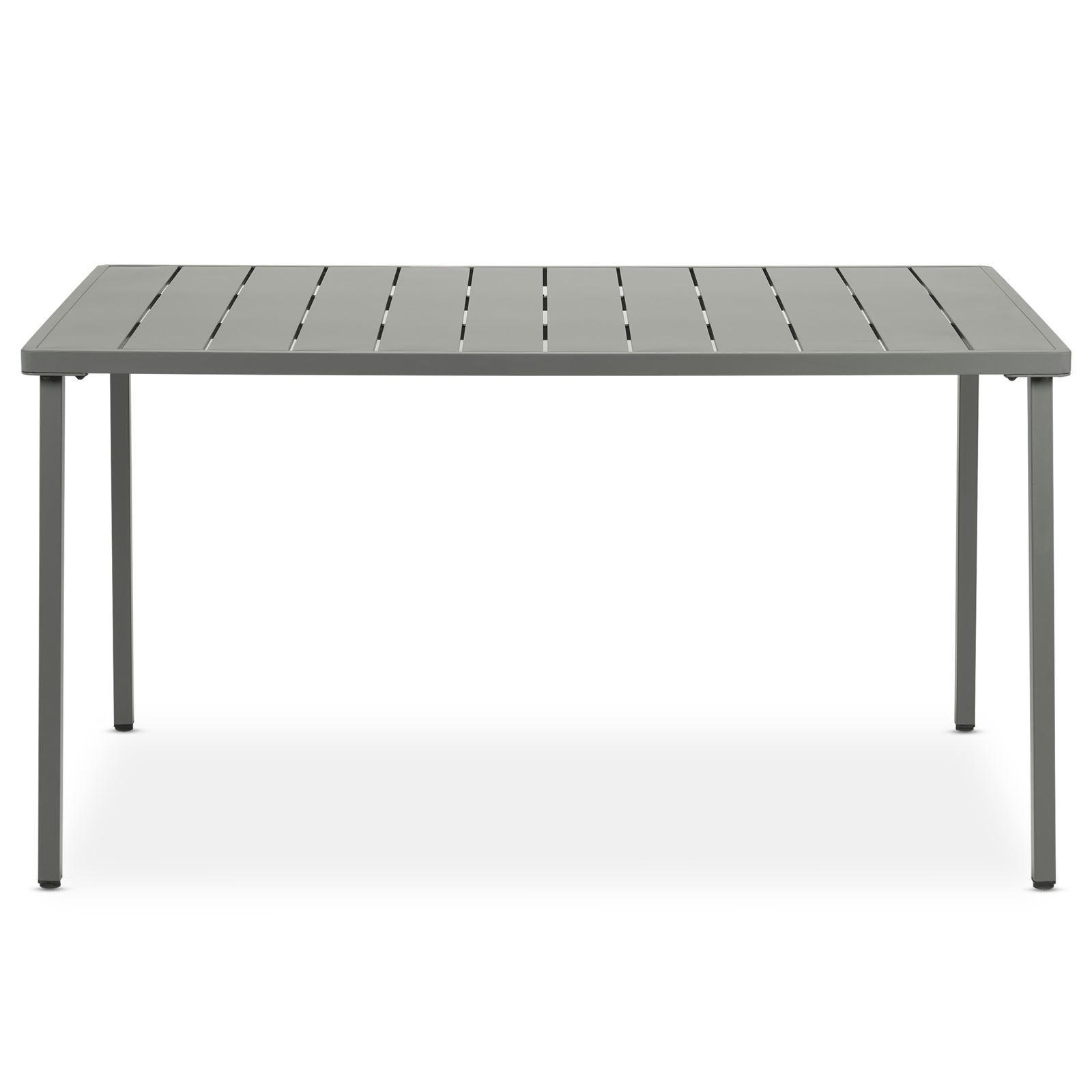 GARTENTISCH AZALEA - Grau, Metall (80/140/75cm) - IDIMEX