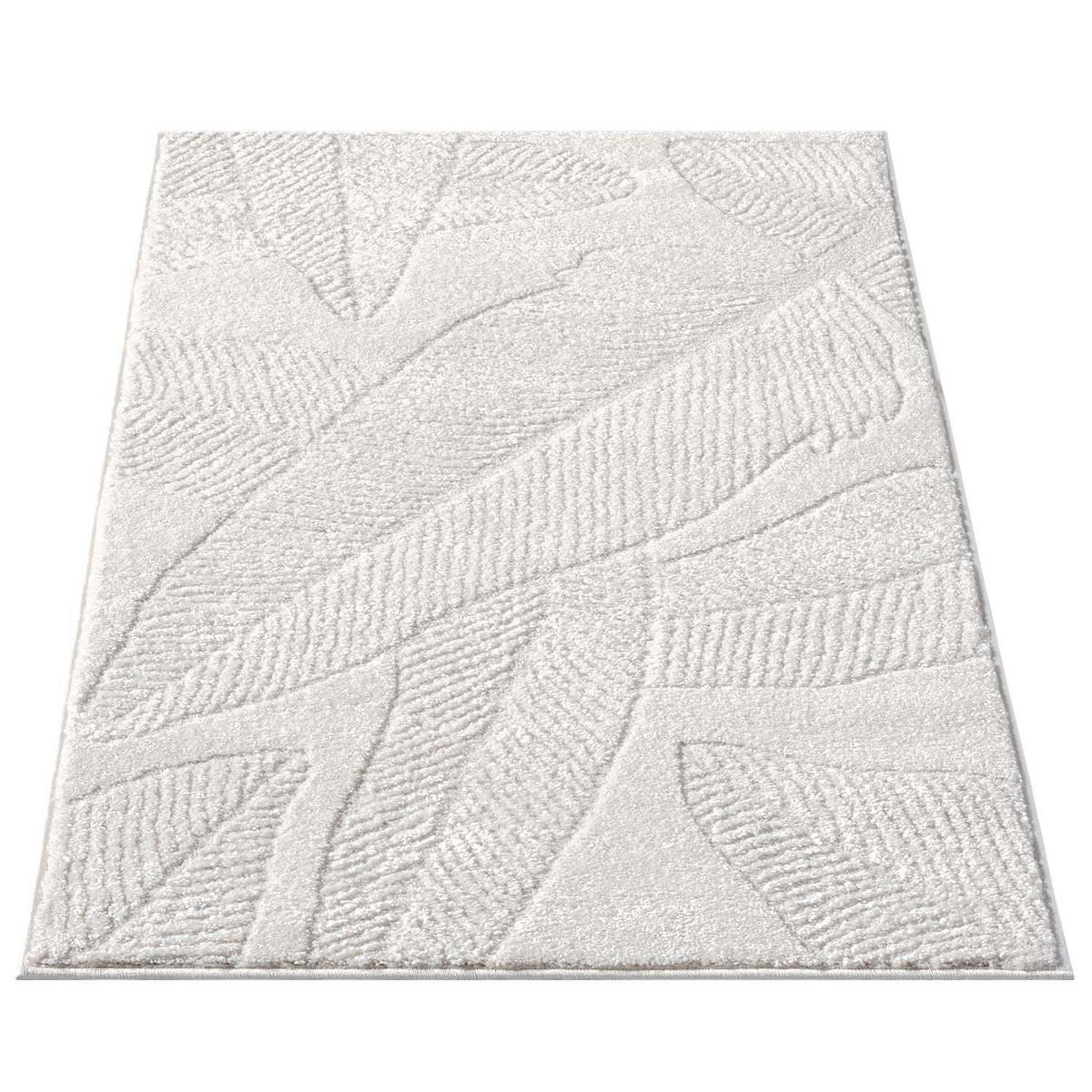 KURZFLOR-TEPPICH Lounge 0629 Creme 80x150 cm - Creme, Textil (80/150cm) - carpet city