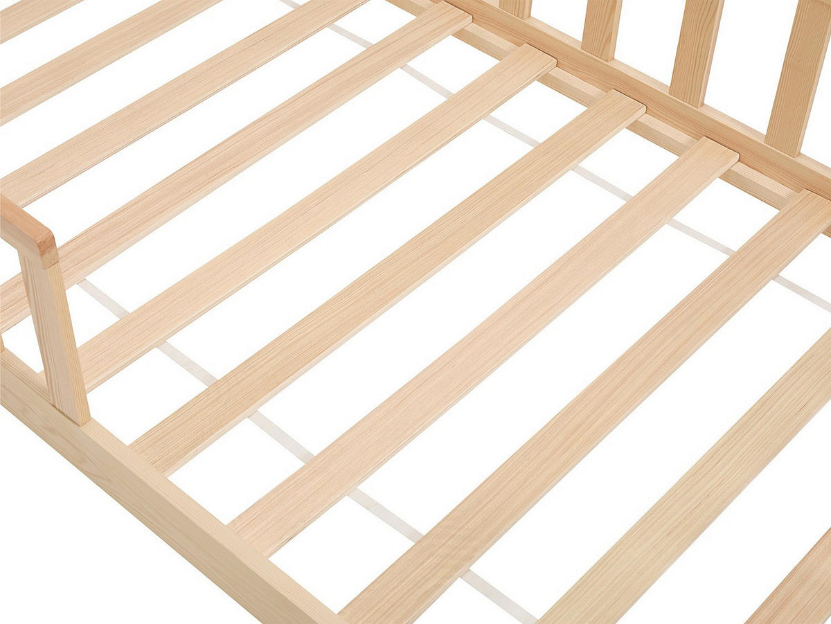 HAUSBETT - 1 Person - holz - naturfarben hell Martevi - Naturfarben, Holz (90/190cm) - Vente-Unique