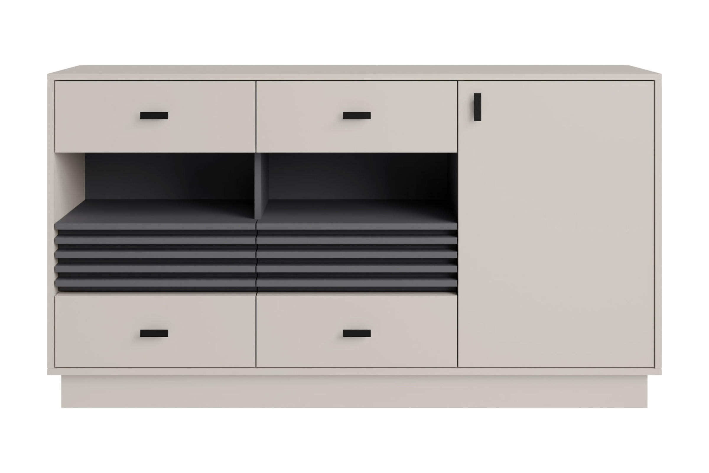 KOMMODE ALL 8 155/85/40 cm in Kaschmir - Kaschmir, Holzwerkstoff (155/85/40cm) - Deine Möbel 24