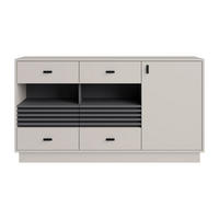 KOMMODE ALL 8 155/85/40 cm in Kaschmir - Kaschmir, Holzwerkstoff (155/85/40cm) - Deine Möbel 24