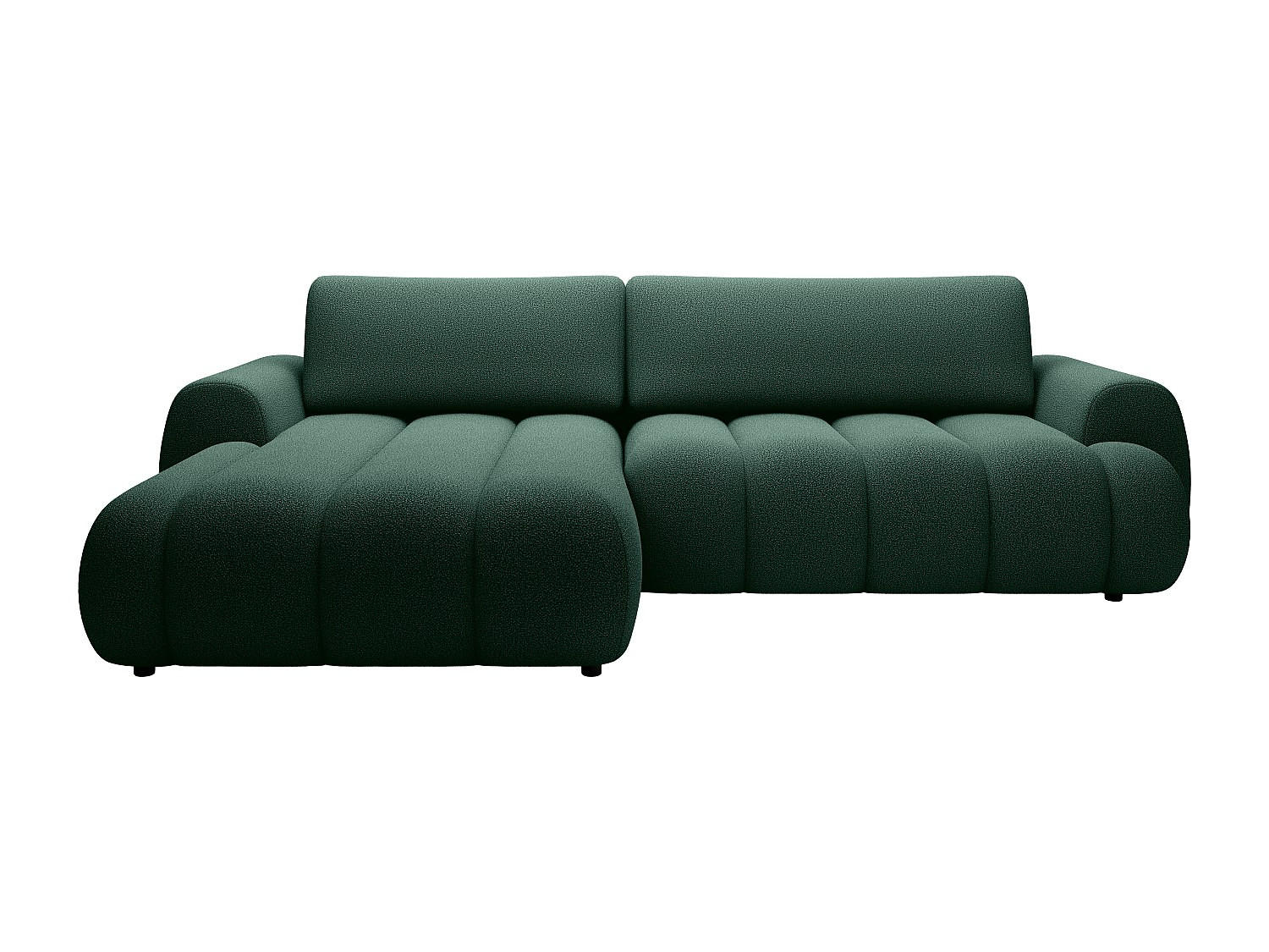 SCHLAFSOFA - 4 Personen - stoff - tannengrün Fridora - Waldgrün, Textil (272/81/168cm) - Vente-Unique