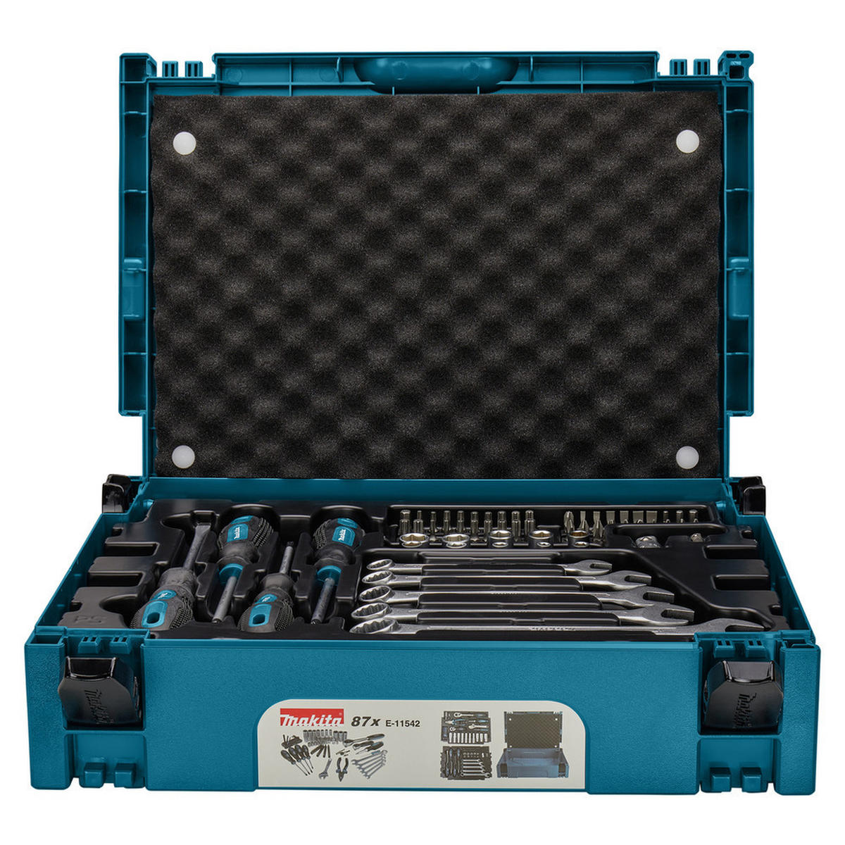 MECHANIKER-SET mit Handwerzeugen im Makpac, 87-teilig - Multicolor, Kunststoff (395/295/115cm) - Makita