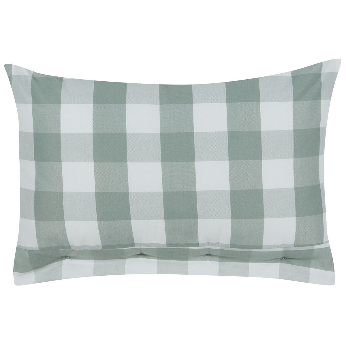 PRYDNADSKUDDE set om 2 mintgrön 40/60 cm Tamnine - Vit/Mintgrön, Textil (60/40cm) - Beliani
