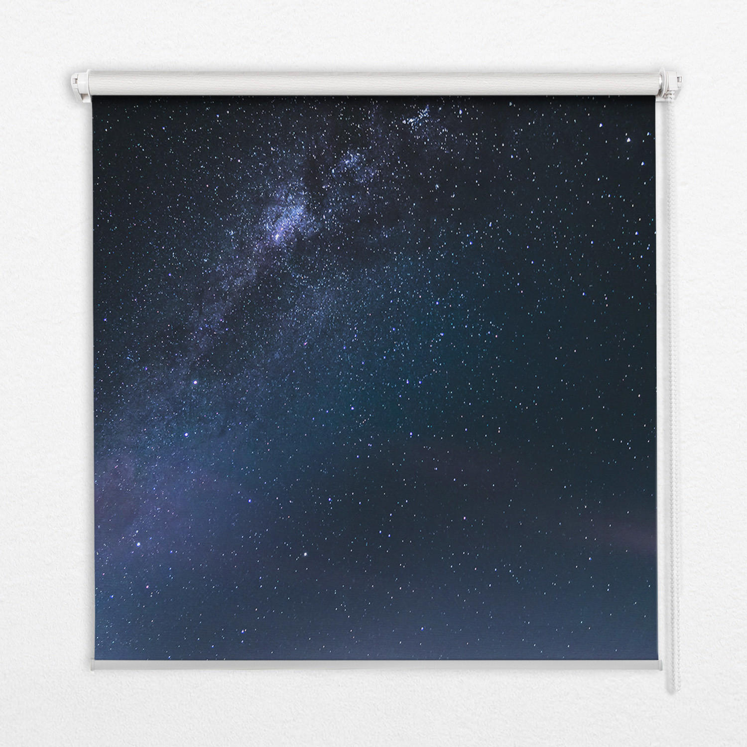 INNENROLLO - Fensterrollo - Rollo - 80x180 cm - Sternenhimmel - Schwarz, Kunststoff (80/180/0.5cm) - TULUP