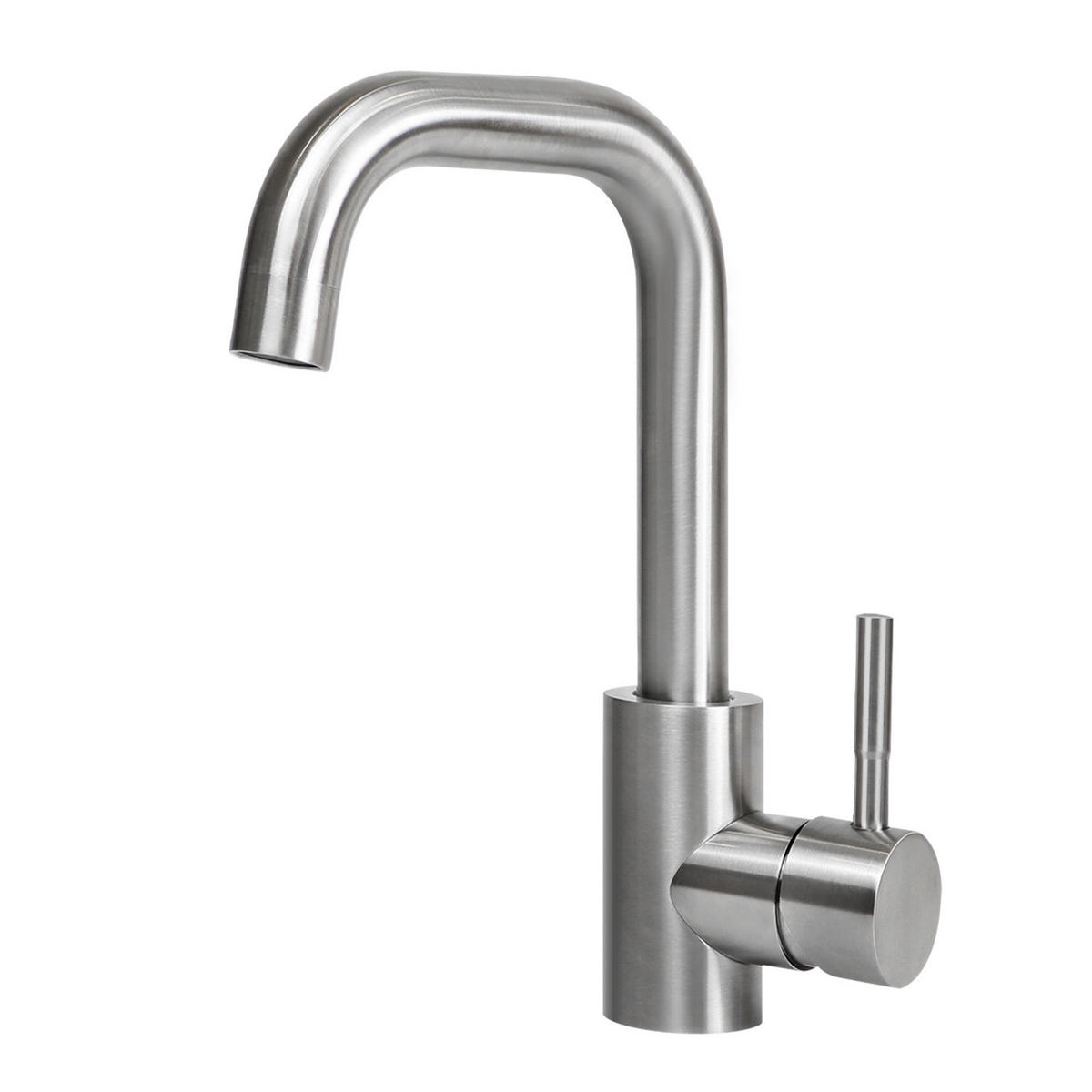WASCHTISCHARMATUR Nora - Silberfarben, Metall (6/24/24cm) - Nettlife