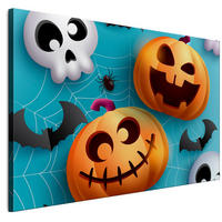 LEINWANDBILD 90x80 cm - Multicolor, Holz (90/80cm) - LUMASOUL