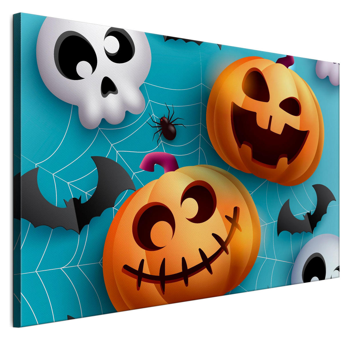 LEINWANDBILD 90x80 cm - Multicolor, Holz (90/80cm) - LUMASOUL