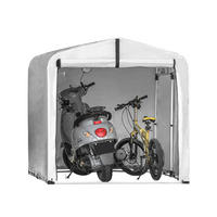 FAHRRADGARAGE Silber-Aluminium - Silberfarben, Metall (159/165/219cm) - SoBuy
