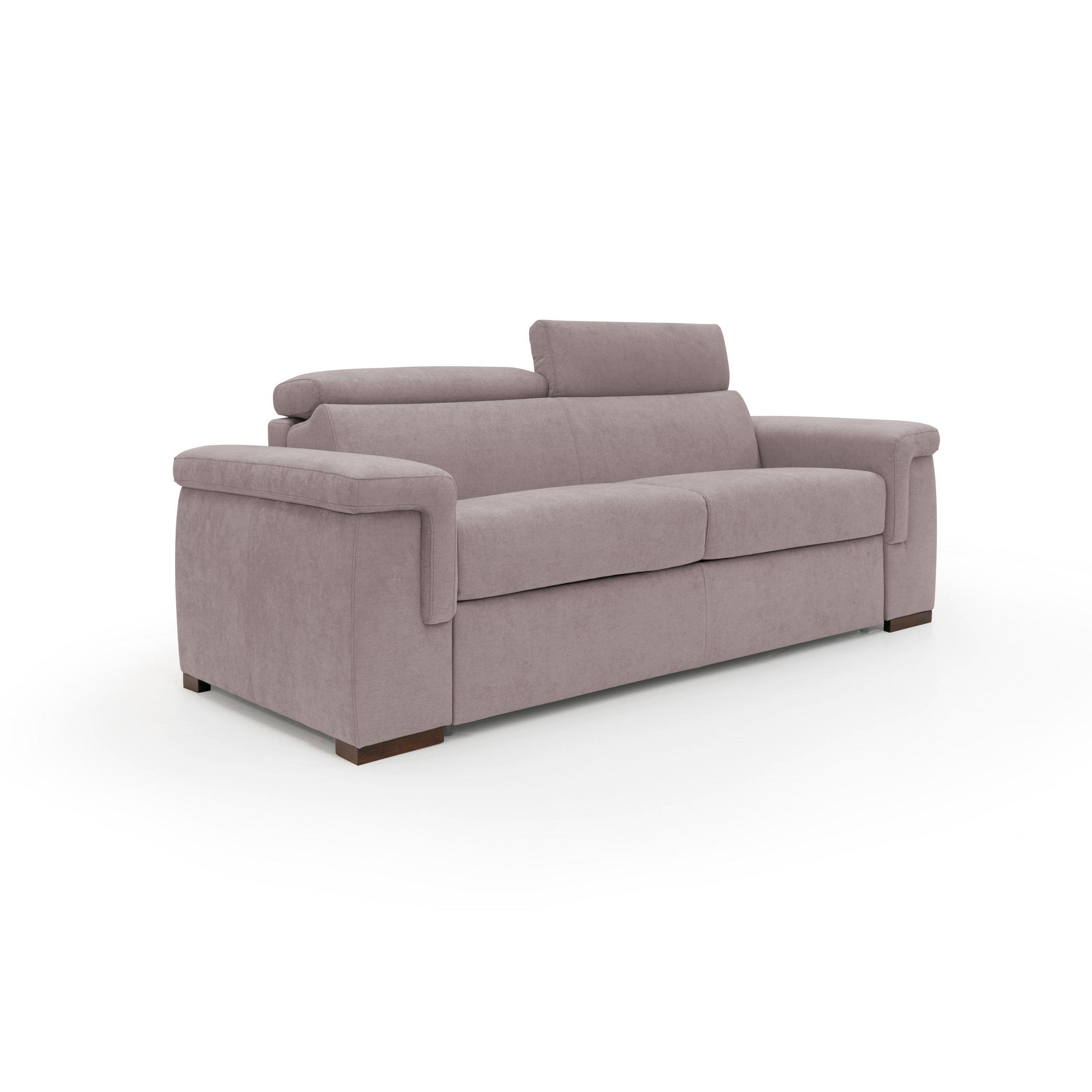 SCHLAFSOFA Giunone - Rosa, Textil (240/100/95cm) - Divani.store