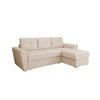 ECKSOFA Bellano Ecksofa L-Form- links oder rechts montierbar, beige - Beige, Holz (243/156cm) - Panda Möbel