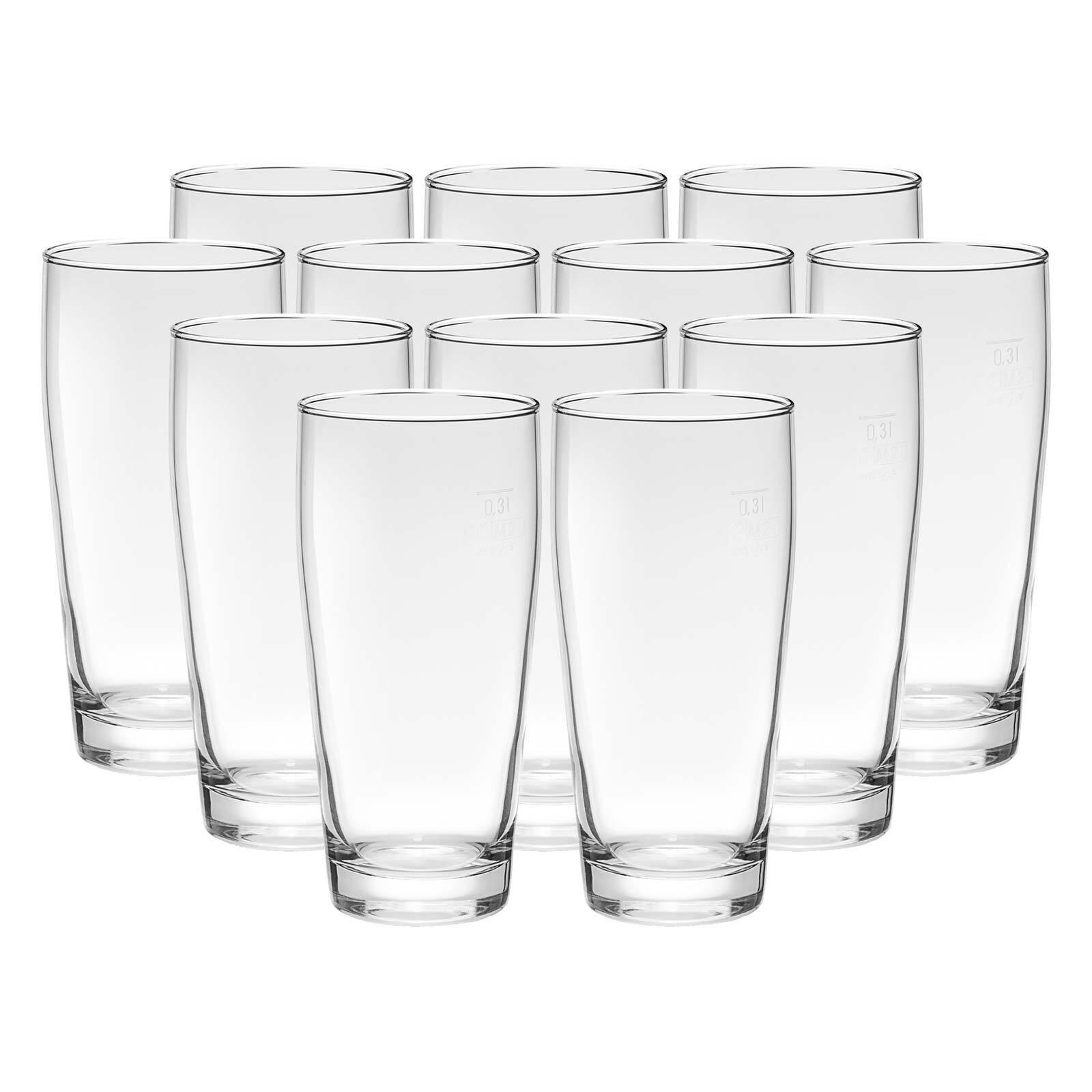 WILLI BECHER GEEICHT Jubilee transparent 0,3 l 12er Set - Transparent, Glas (0.3L) - Pasabahce