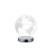 TISCHLAMPE GLOBE - Grau - 0/0/20 cm - Grau, Metall (17.5/17.5/20cm) - Trio Leuchten