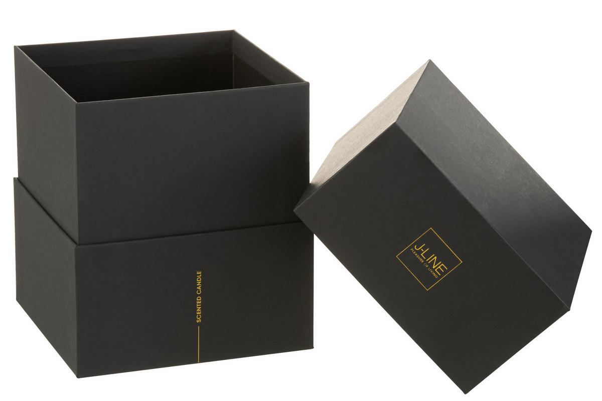 DUFTKERZE LUXURIA - Bronze - XL - 120 Std. - Bronzefarben, Paraffin (20/25cm) - J-Line