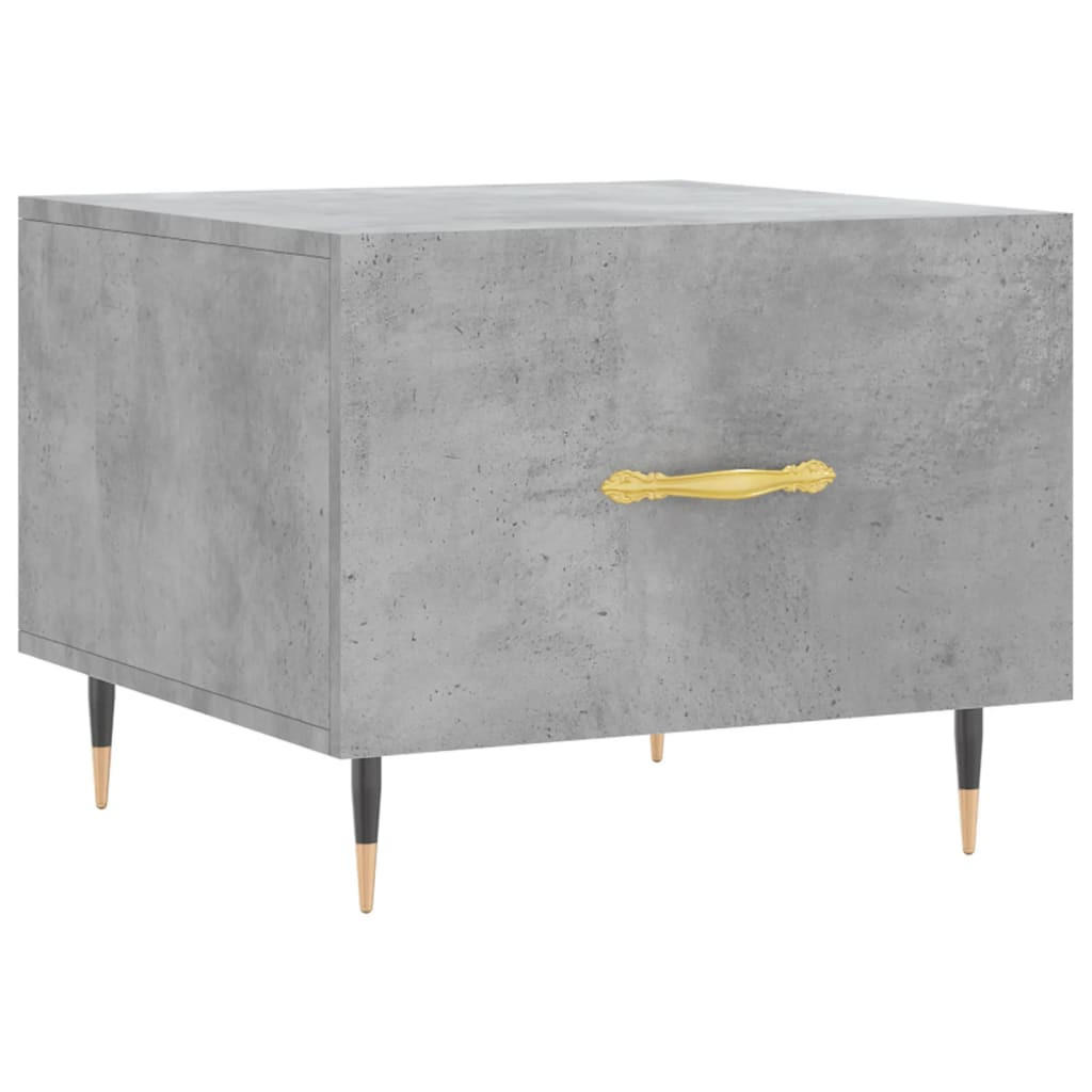 COUCHTISCH Betongrau 50x50x40 cm Holzwerkstoff - Grau, Holzwerkstoff (50/50/40cm) - furnicato