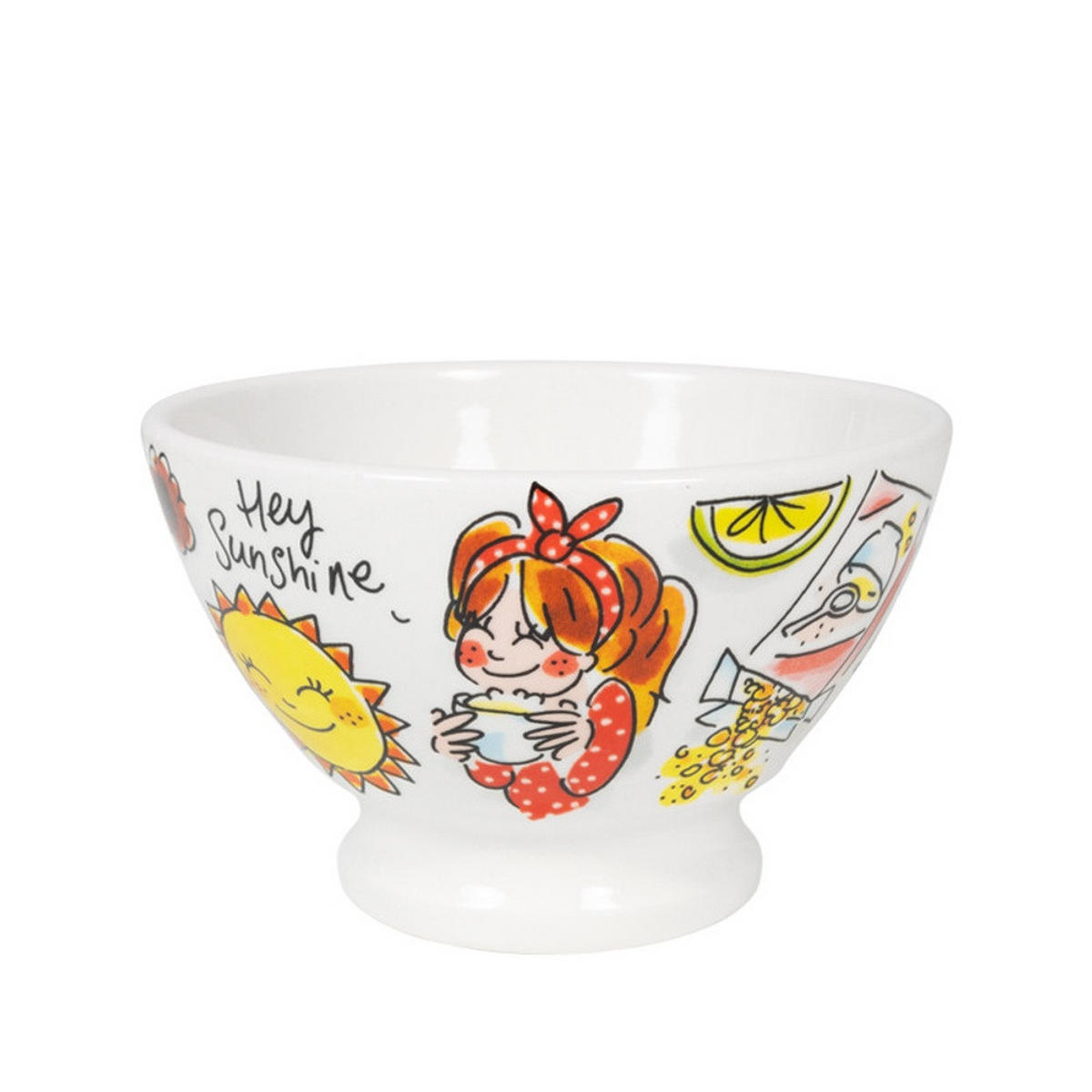 SCHALE AUF FUSS Dicke Umarmung in Bunt - 13cm - Multicolor, Keramik (12.7/8.3/7.4cm) - Blond Amsterdam