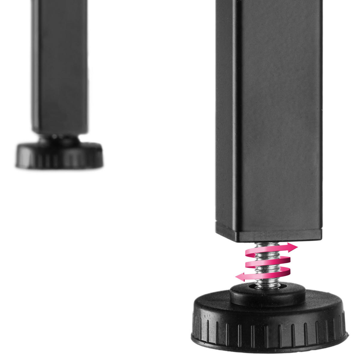 NACHTSCHRANK Bradford,40 x 40 x 55,5 cm,Industrial Holz dunkel, rustikal - Rostfarben, Holzwerkstoff (40/55.5/40cm) - tectake